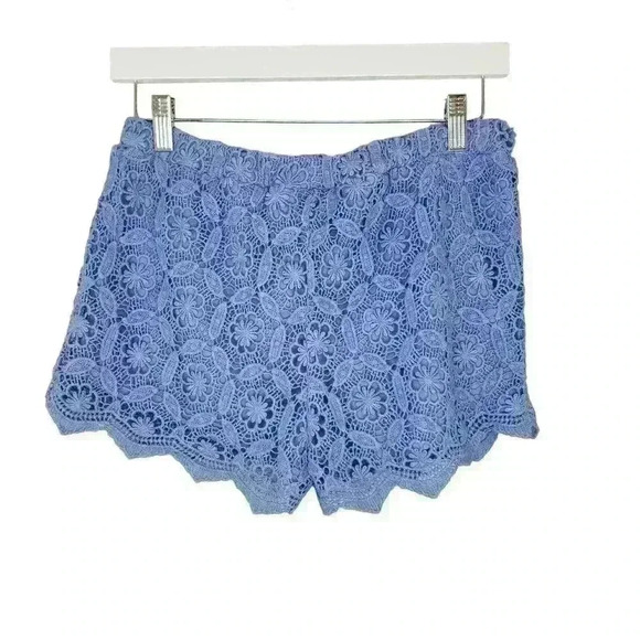 Aeropostale women's light blue pull on shorts size medium - Picture 2 of 6